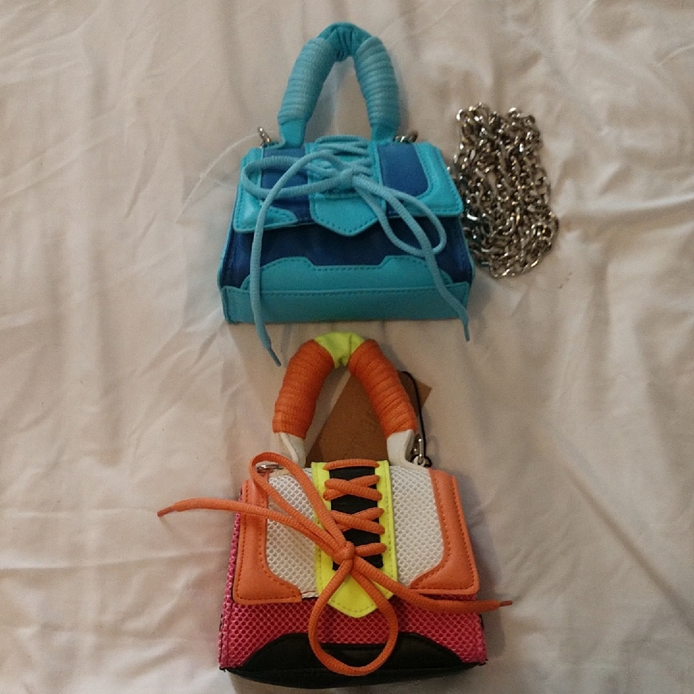 Steve Madden Blue and Orange Mini Bags